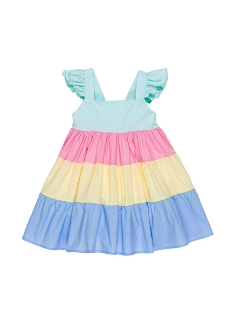 Abito multicolor ampio U+E' BY MISS GRANT | UE2287MULTICOLOR